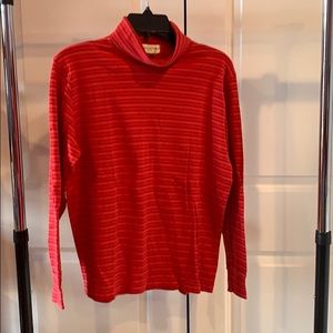 Jones New York Striped Turtleneck NWOT